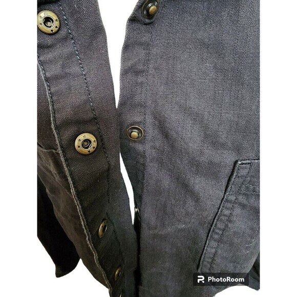 Bit & Bridle Black Western Shirt Size 2X Snap Front - Picture 6 of 8